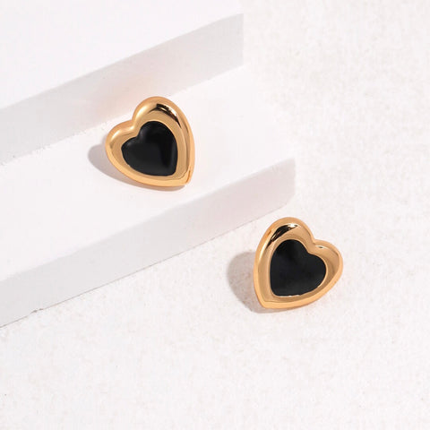 Elowen's heart Ear studs