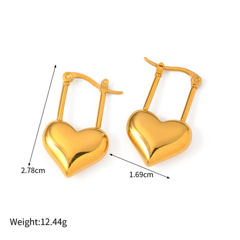 Isabeau heart Earrings