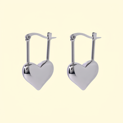 Isabeau heart Earrings