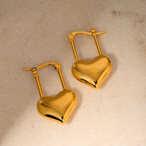 Isabeau heart Earrings