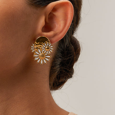 Boho daisy Earrings